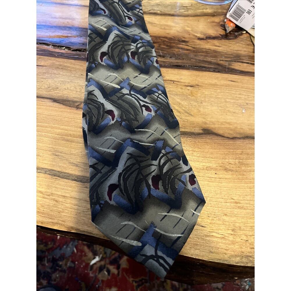 Jerry Garcia 100% Silk Tie Humming Bird Study Collection 19 Multicolor Abstract